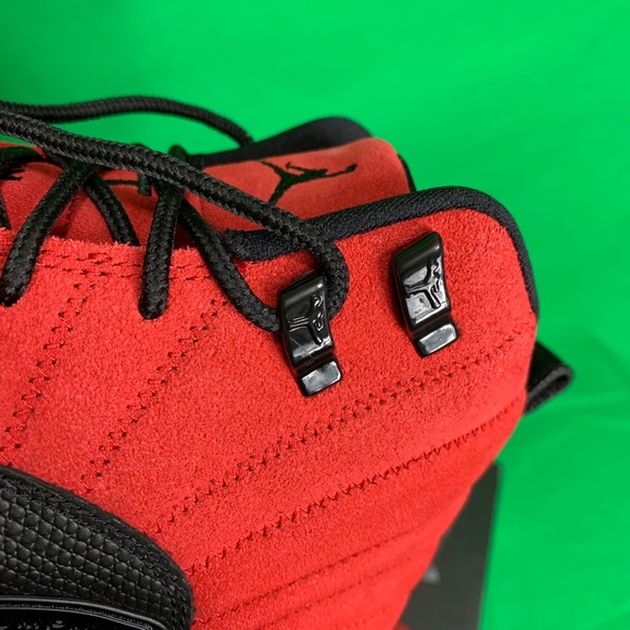 Air Jordan 12 Retro (GS) Varsity Red/Black Size 6Y - Picture 9 of 10
